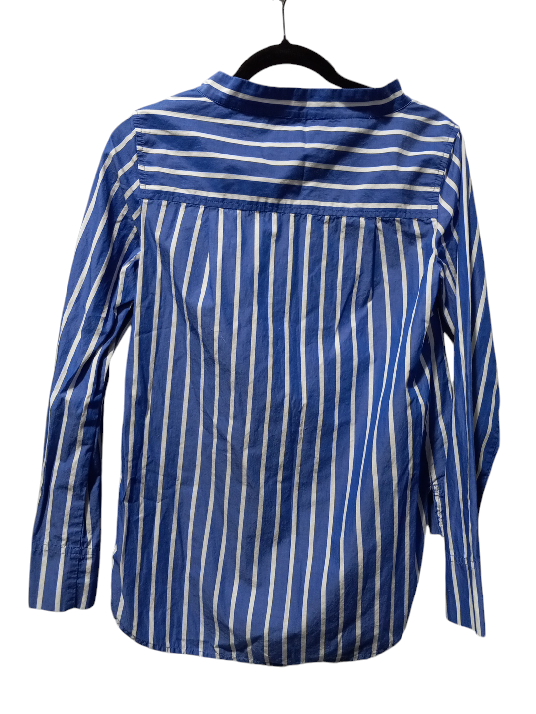 Blouse Long Sleeve By J. Crew In Striped Pattern, Size: 0