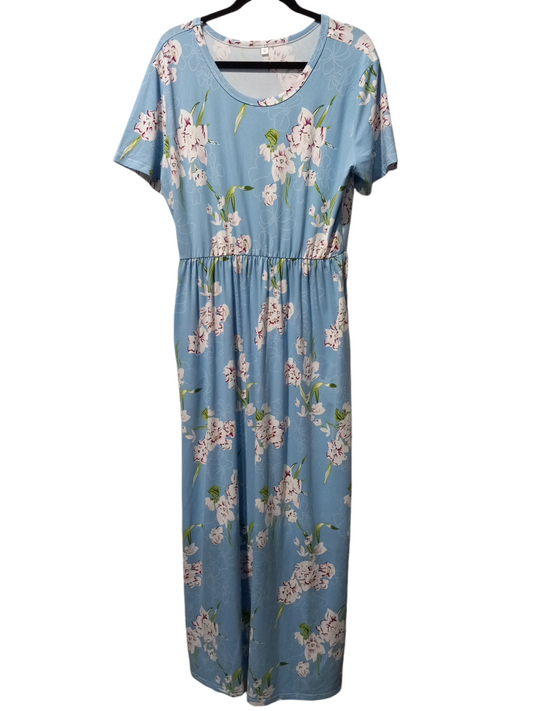 Dress Casual Maxi By Clothes Mentor In Floral Print, Size: 2x