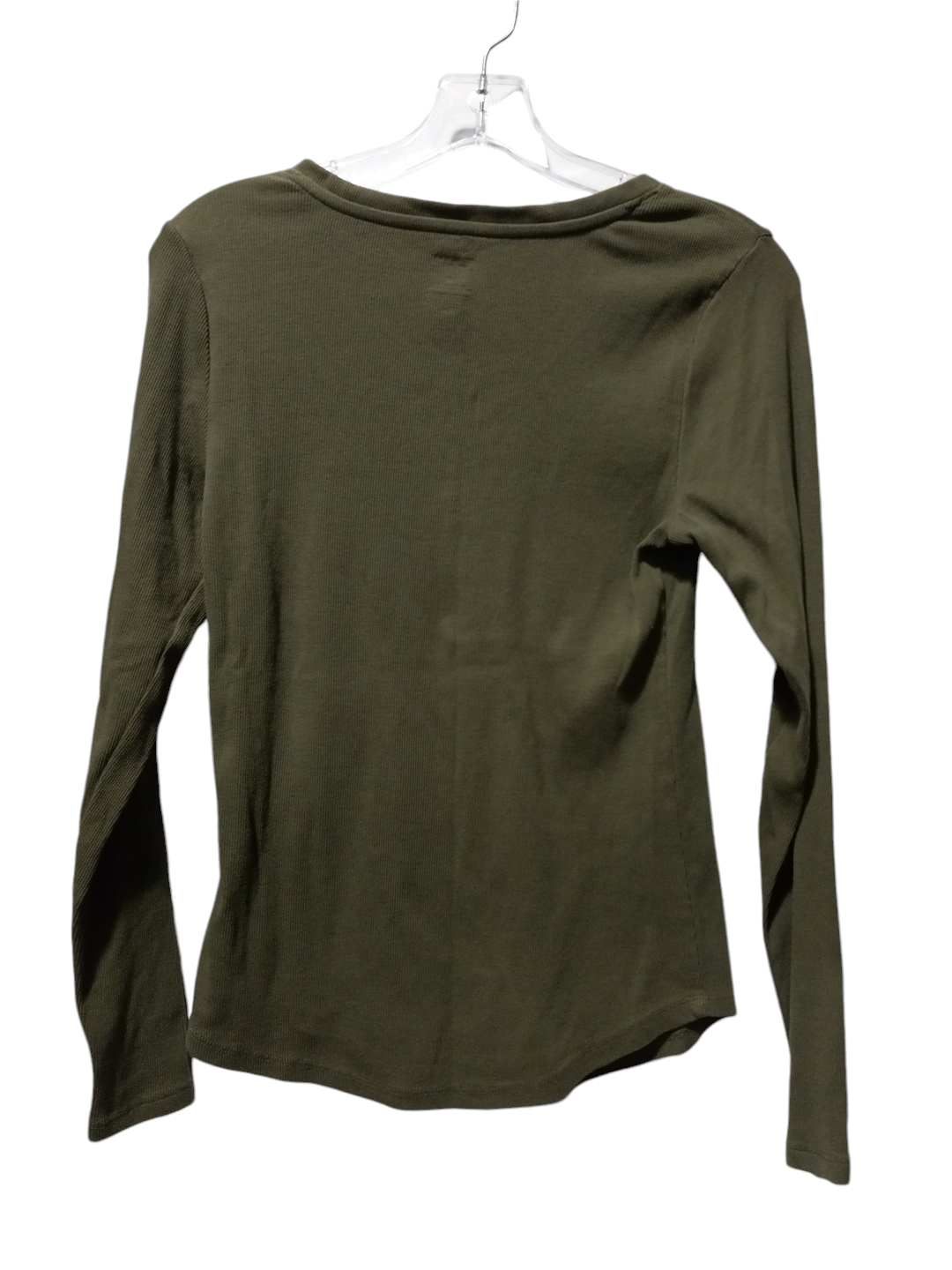 Top Long Sleeve By Sonoma In Green, Size: M