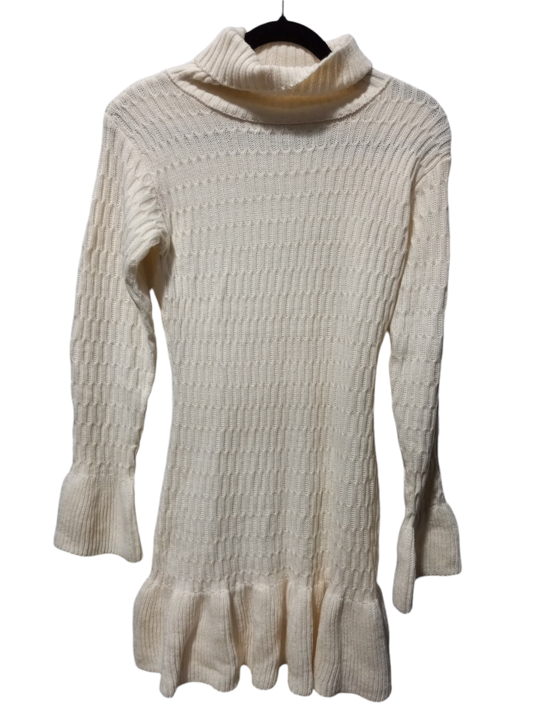 Dress Sweater By Shein In Cream, Size: S