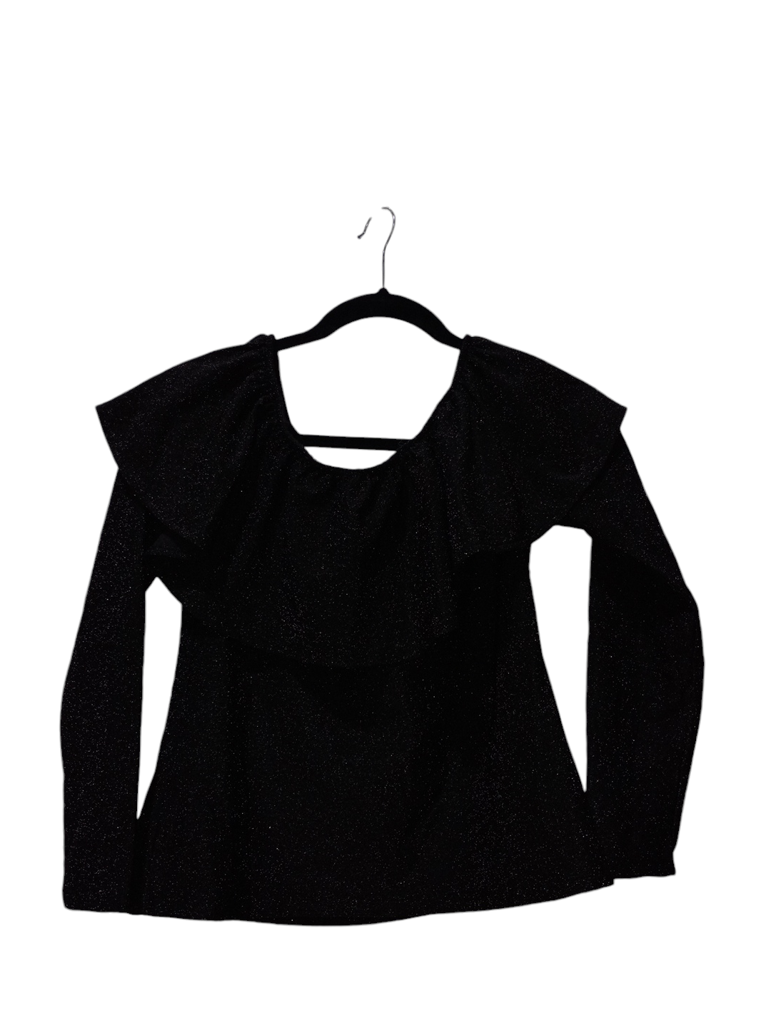 Top Long Sleeve By H&m In Black, Size: M