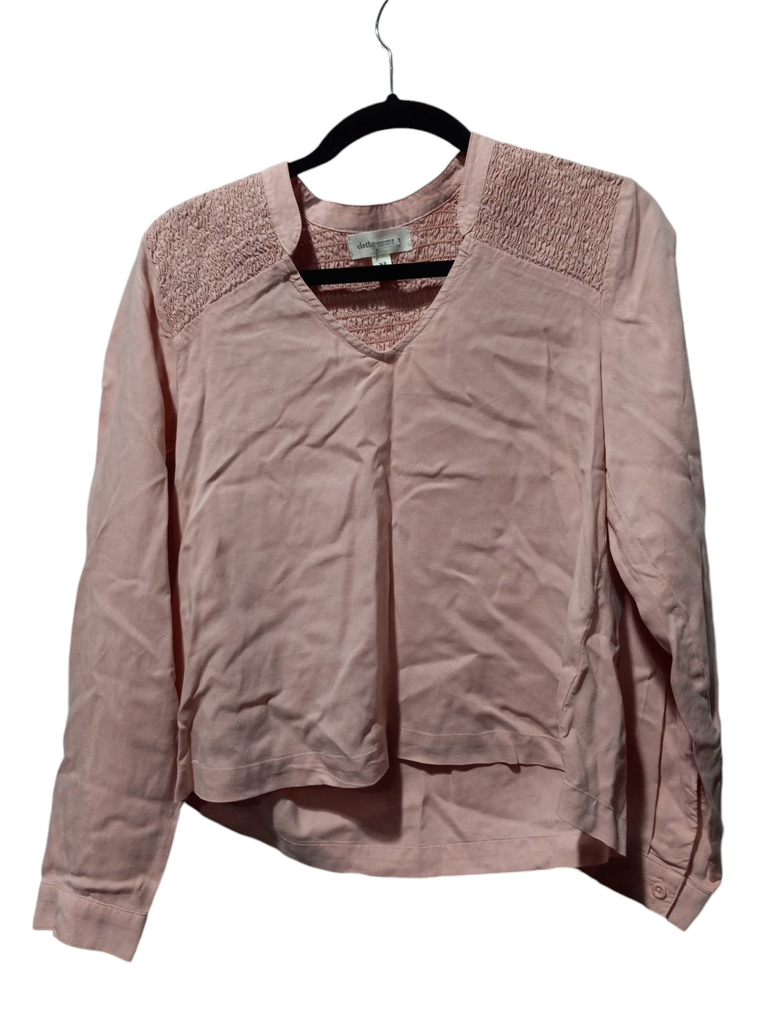 Blouse Long Sleeve By Cloth & Stone In Pink, Size: Xs