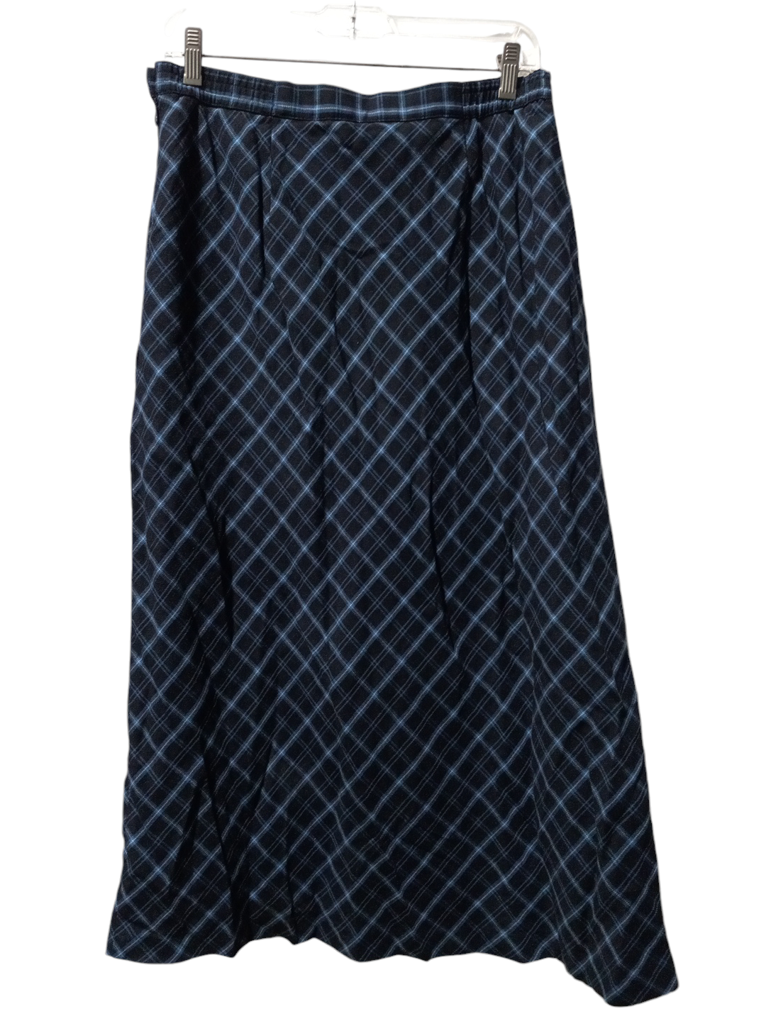 Skirt Maxi By Sag Harbor In Plaid Pattern, Size: L