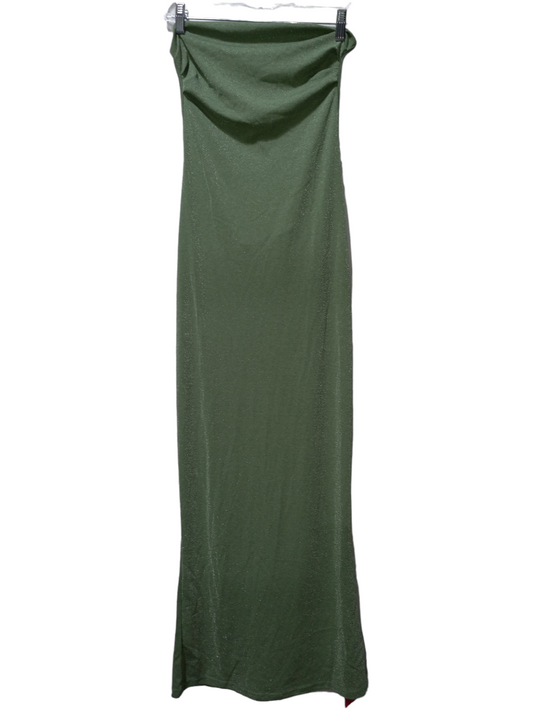 Green Dress Party Long Shein, Size L