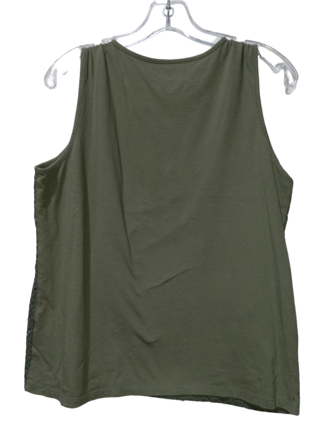 Green Top Sleeveless Talbots, Size Petite  M