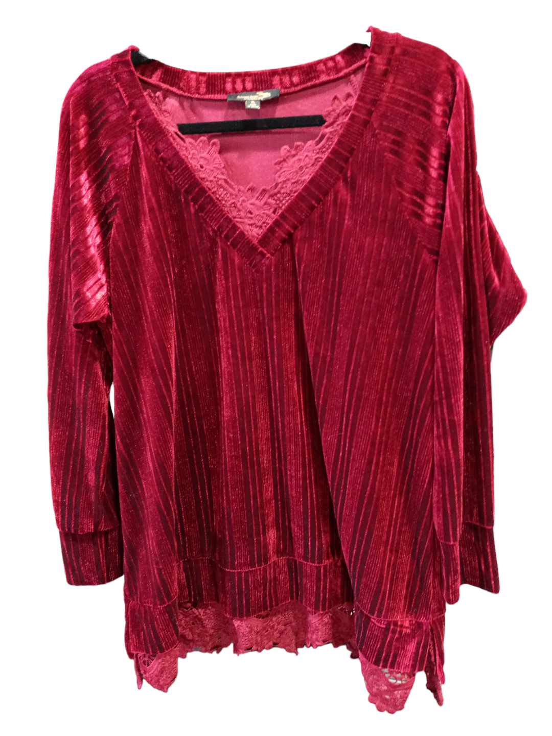 Blouse Long Sleeve By Suzanne Betro  Size: Xl