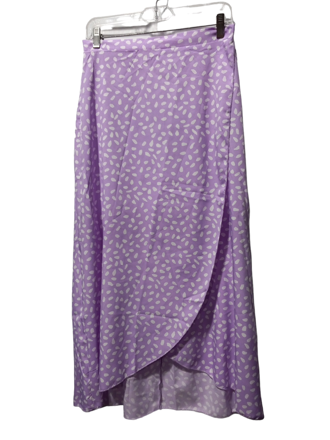 Skirt Set 2pc By Clothes Mentor In Purple & White, Size: L