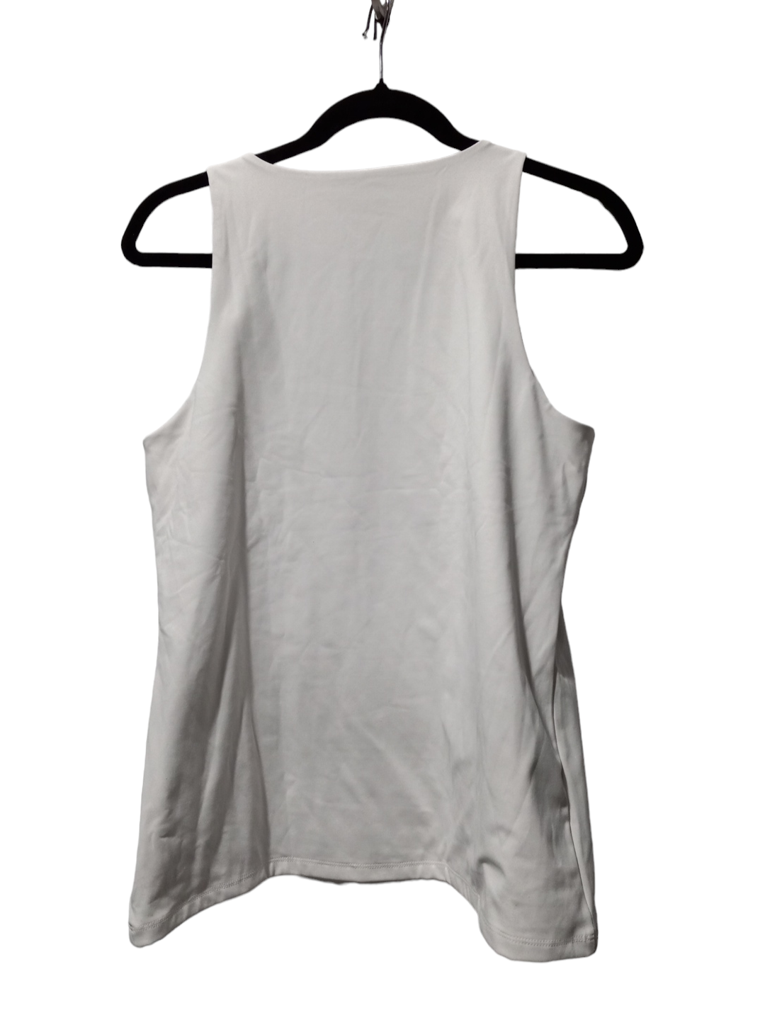 Blouse Sleeveless By Ann Taylor In White, Size: M