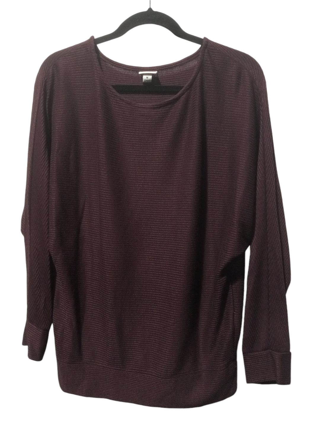 Top Long Sleeve By A New Day In Purple, Size: M