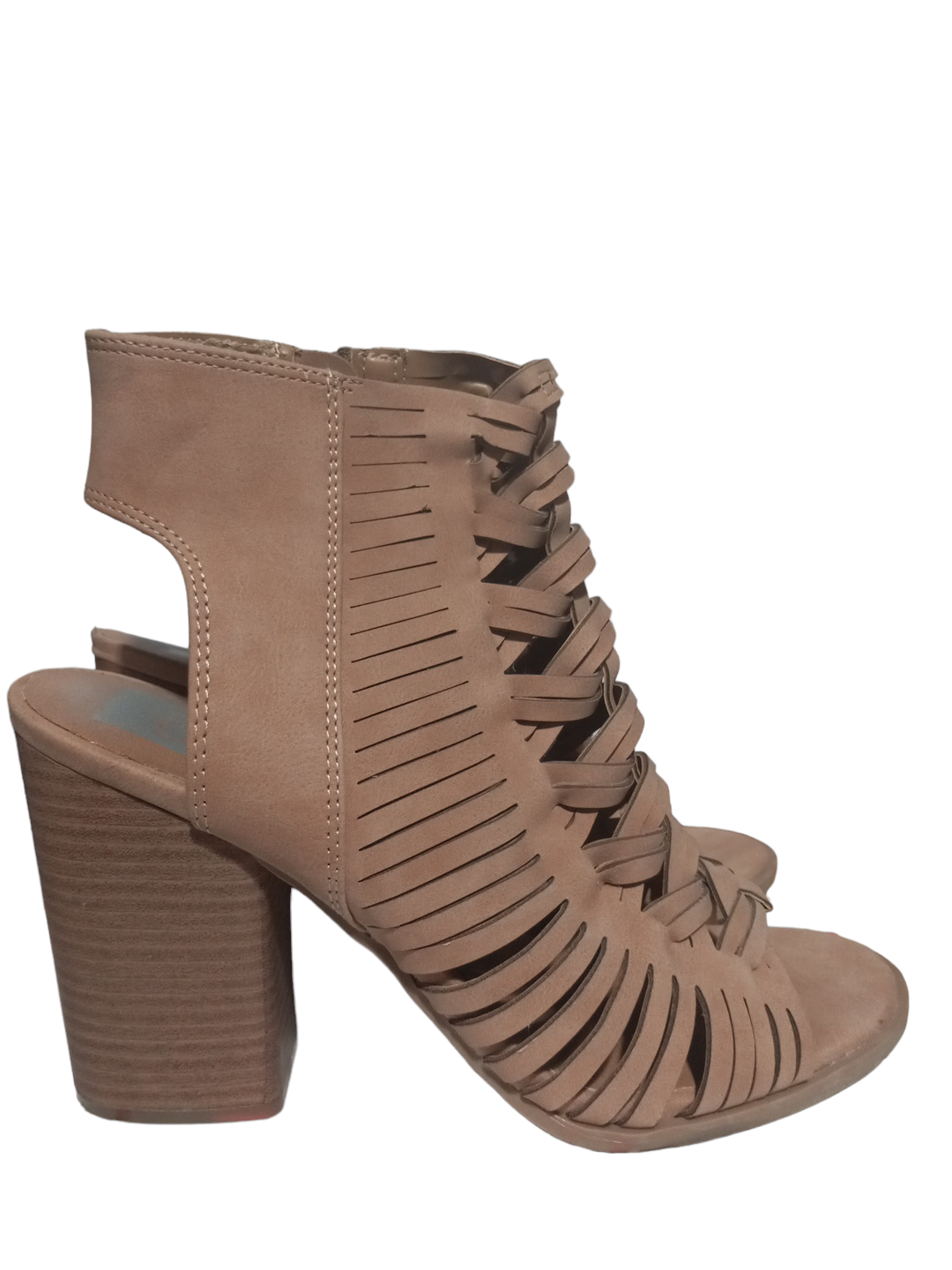 Shoes Heels Block By Dv In Tan, Size: 8.5