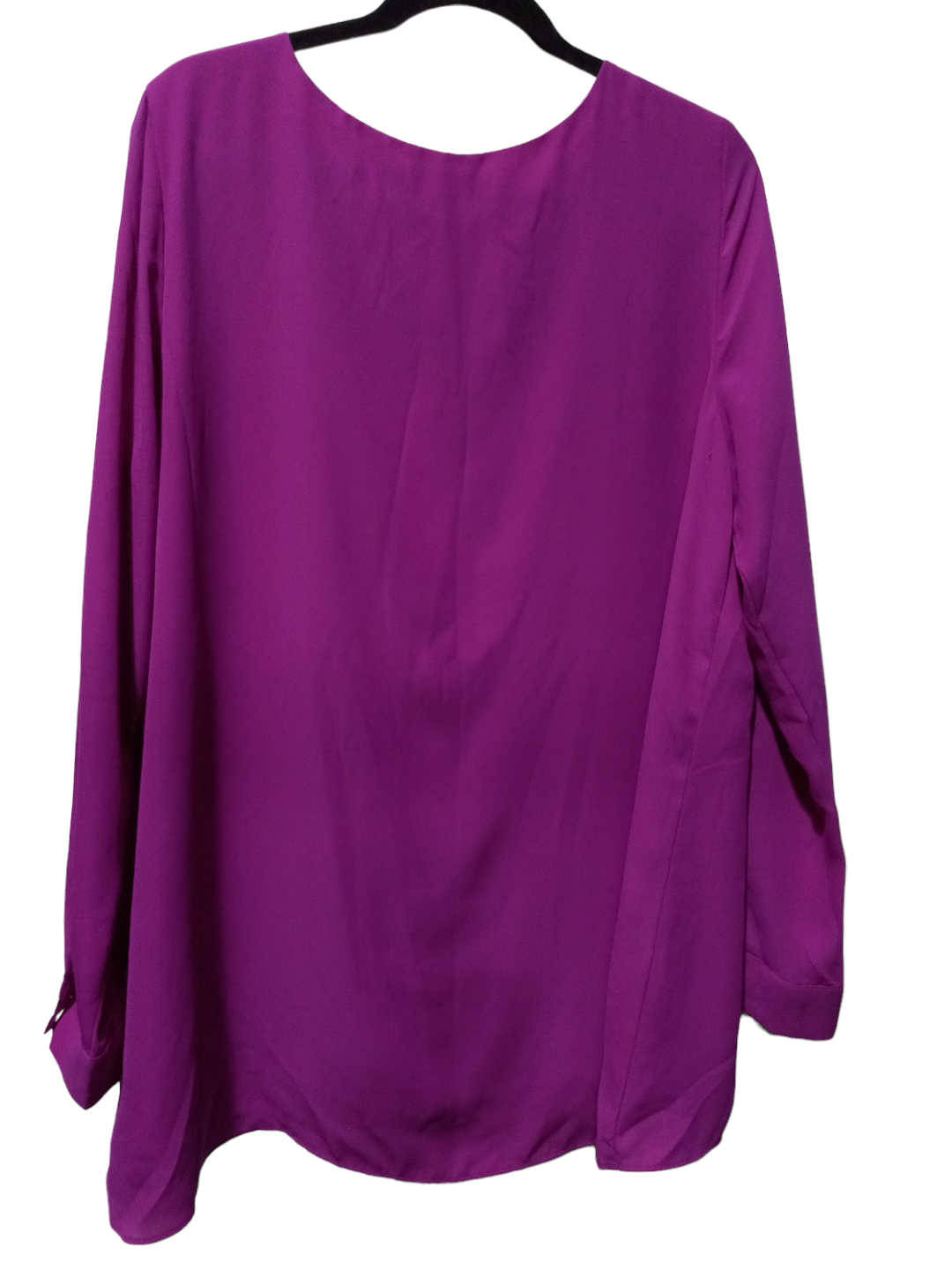 Blouse Long Sleeve By Limited In Purple, Size: Xl