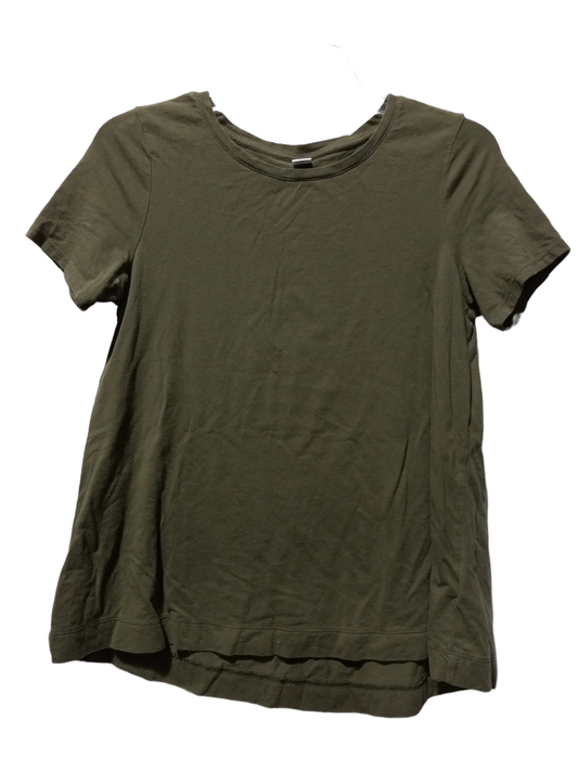 Top Short Sleeve Basic By Old Navy In Green, Size: Xs