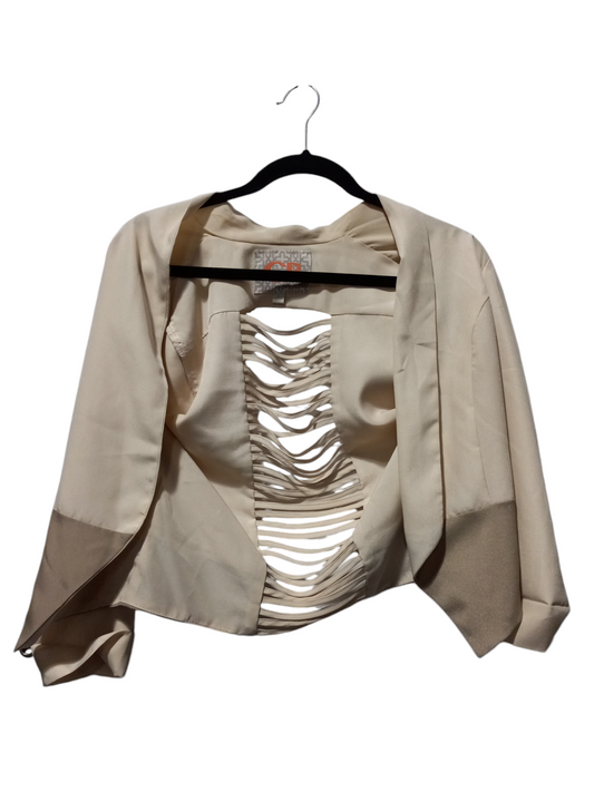 Blazer By Giani Bernini In Tan, Size: S