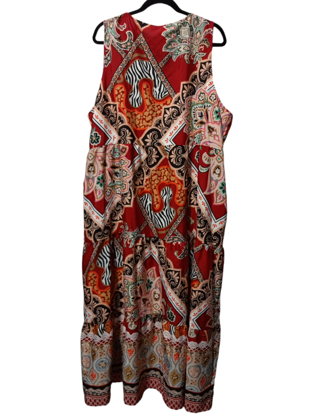 Dress Casual Maxi By Suzanne Betro In Multi-colored, Size: 4x