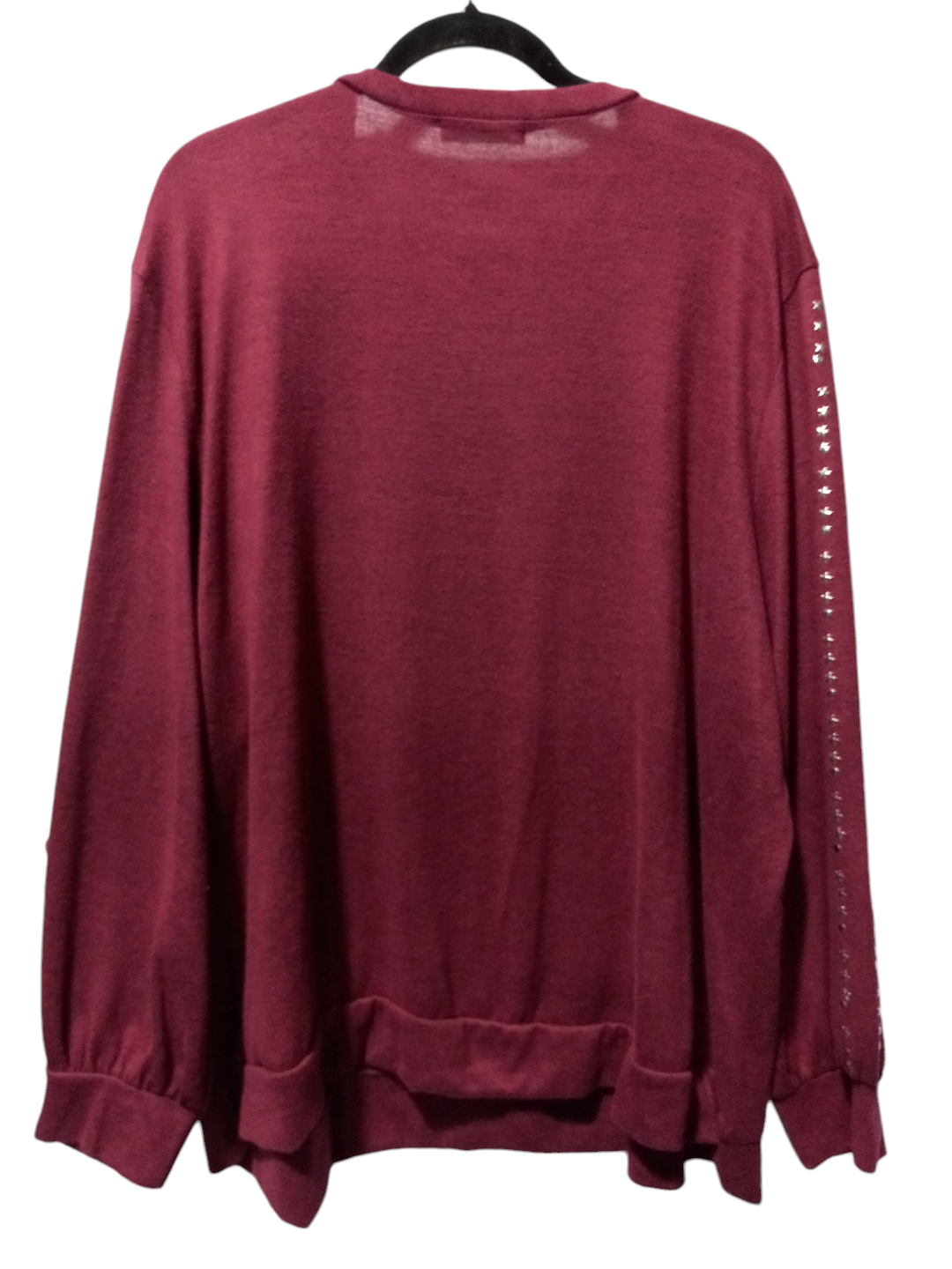 Top Long Sleeve By 89th And Madison In Purple, Size: 3x