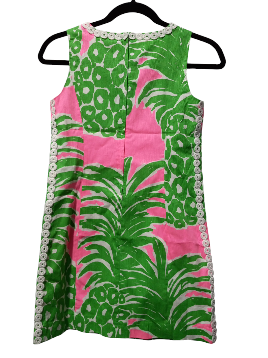 Dress Casual Short By Lilly Pulitzer In Tropical Print, Size: 12