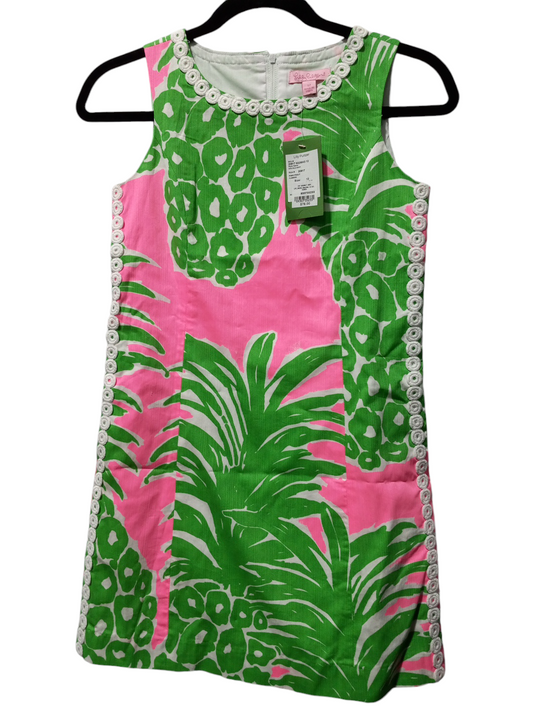 Dress Casual Short By Lilly Pulitzer In Tropical Print, Size: 12