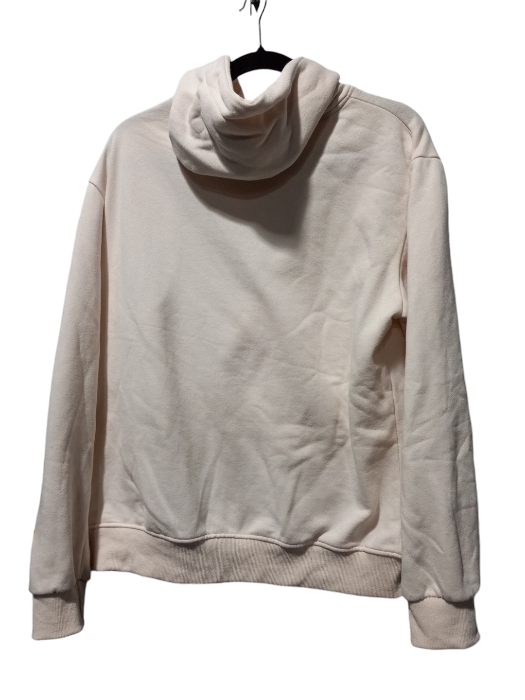 Sweatshirt Hoodie By Clothes Mentor In Cream, Size: L