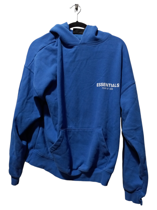 Sweatshirt Hoodie By Essentials In Blue, Size: S