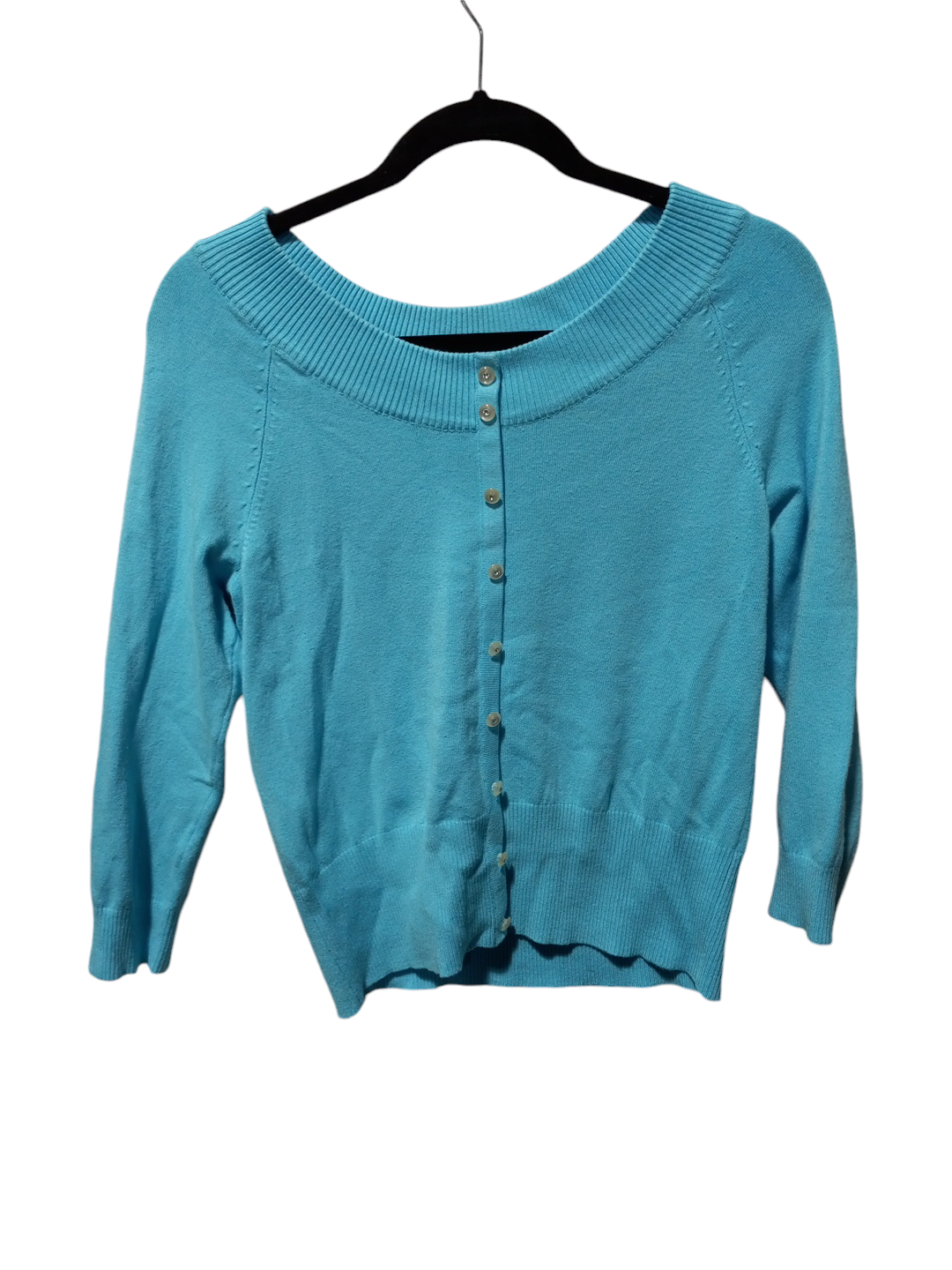 Cardigan By Clothes Mentor In Blue, Size: M