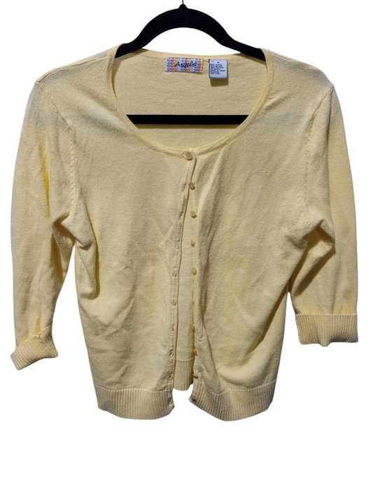 Cardigan By Angels In Yellow, Size: M