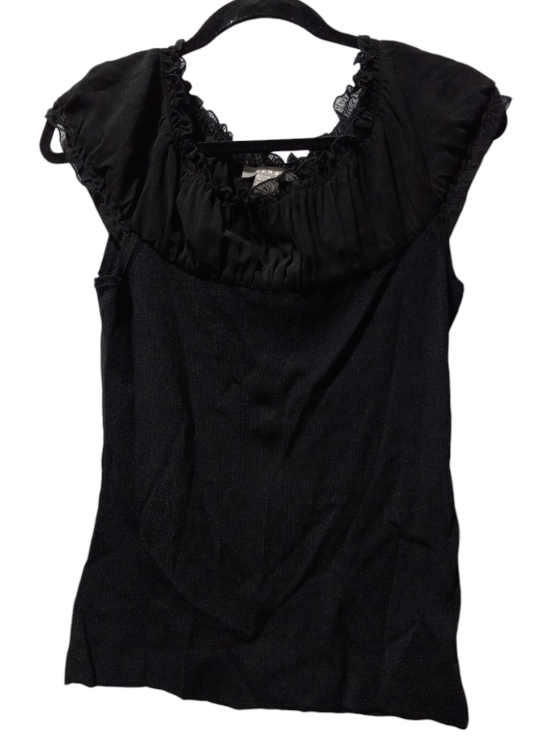 Blouse Sleeveless By Kenar In Black, Size: S