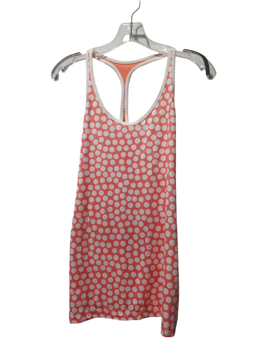 Athletic Tank Top By Nike Apparel In Polkadot Pattern, Size: S