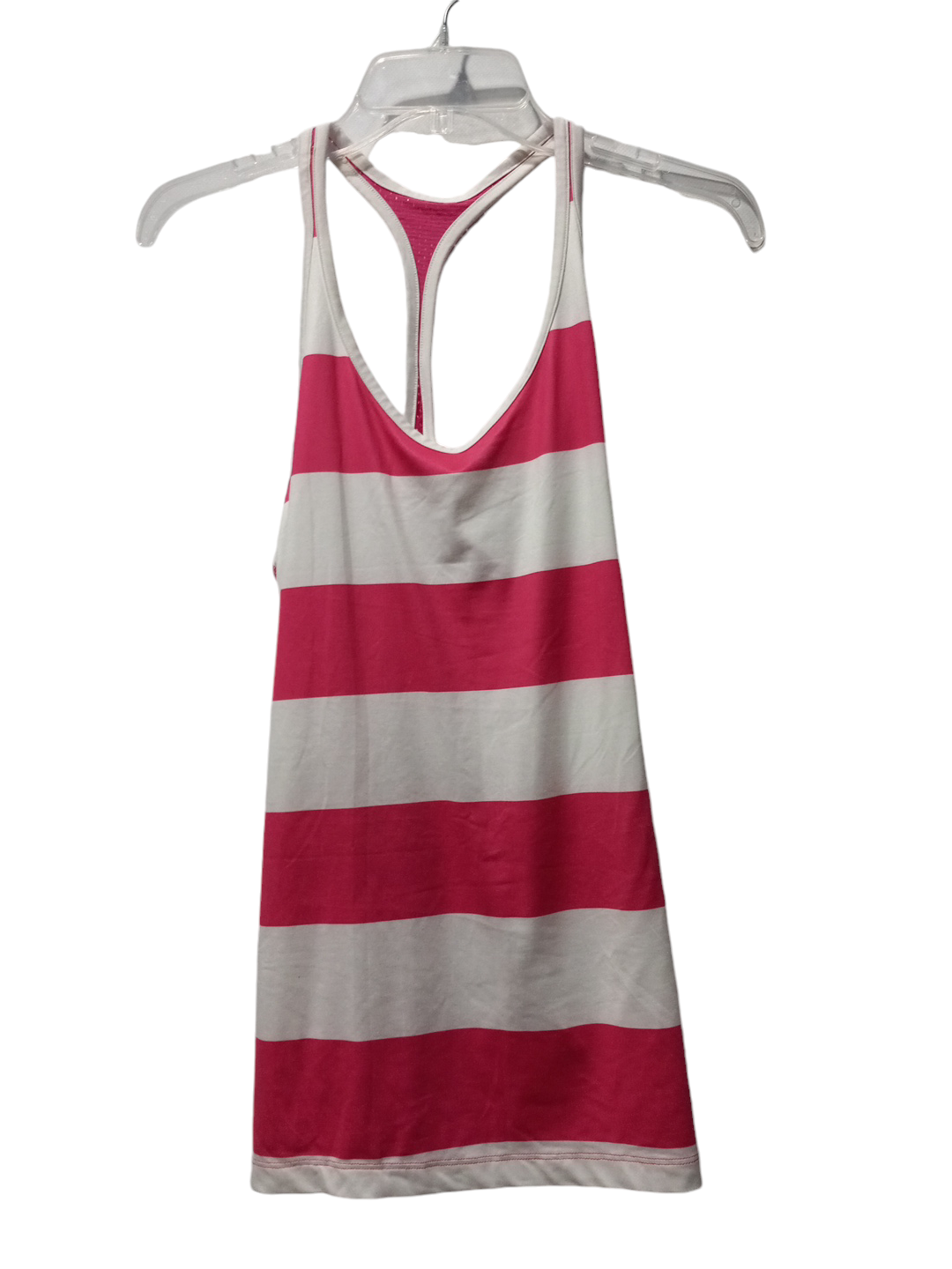 Athletic Tank Top By Nike Apparel In Striped Pattern, Size: S