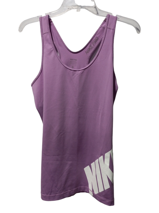 Athletic Tank Top By Nike Apparel In Purple, Size: M