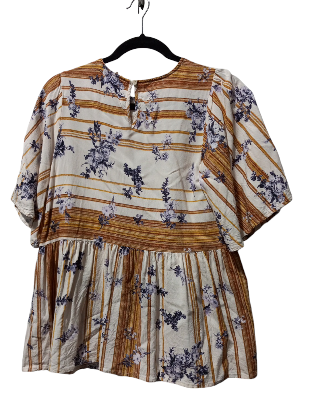 Top Short Sleeve By Entro In Floral Print, Size: S