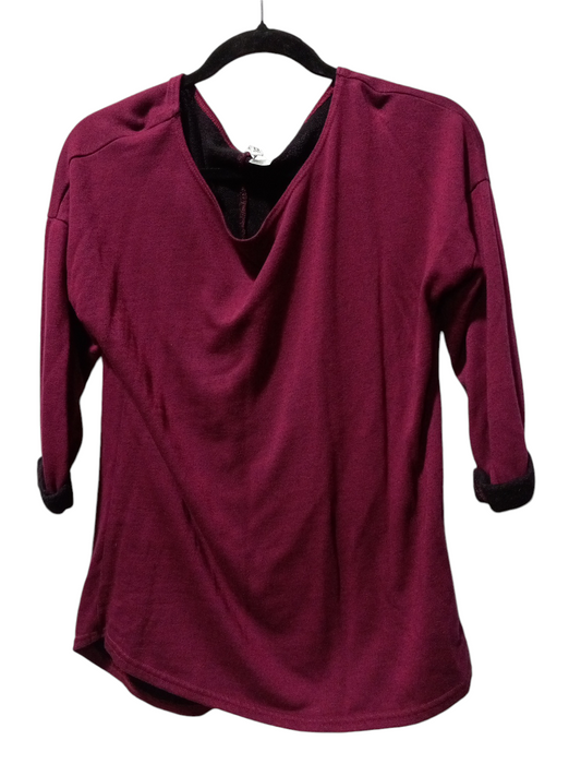 Top 3/4 Sleeve By Divided In Purple, Size: S