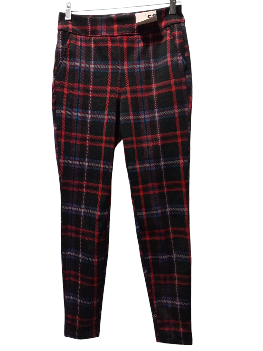 Pants Leggings By So In Plaid Pattern, Size: S