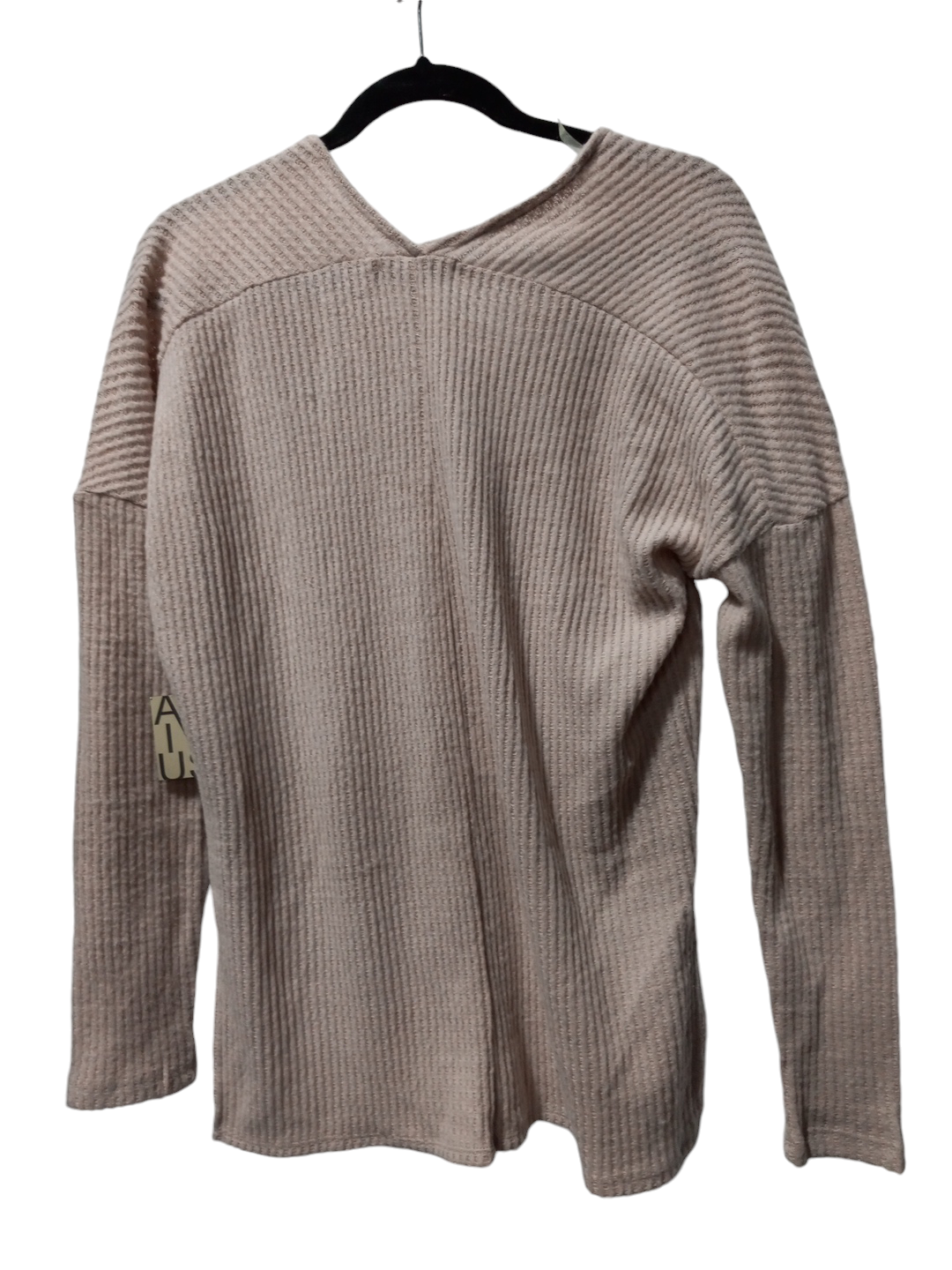 Top Long Sleeve By Active Usa In Taupe, Size: S