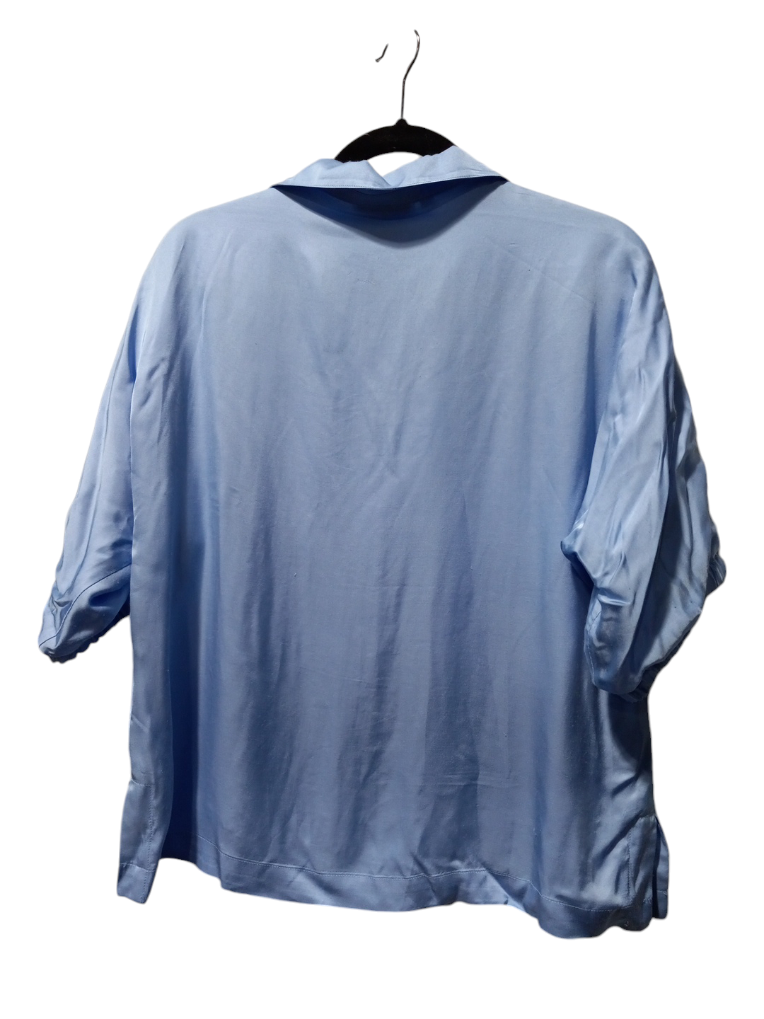 Blouse 3/4 Sleeve By Clothes Mentor In Blue, Size: S