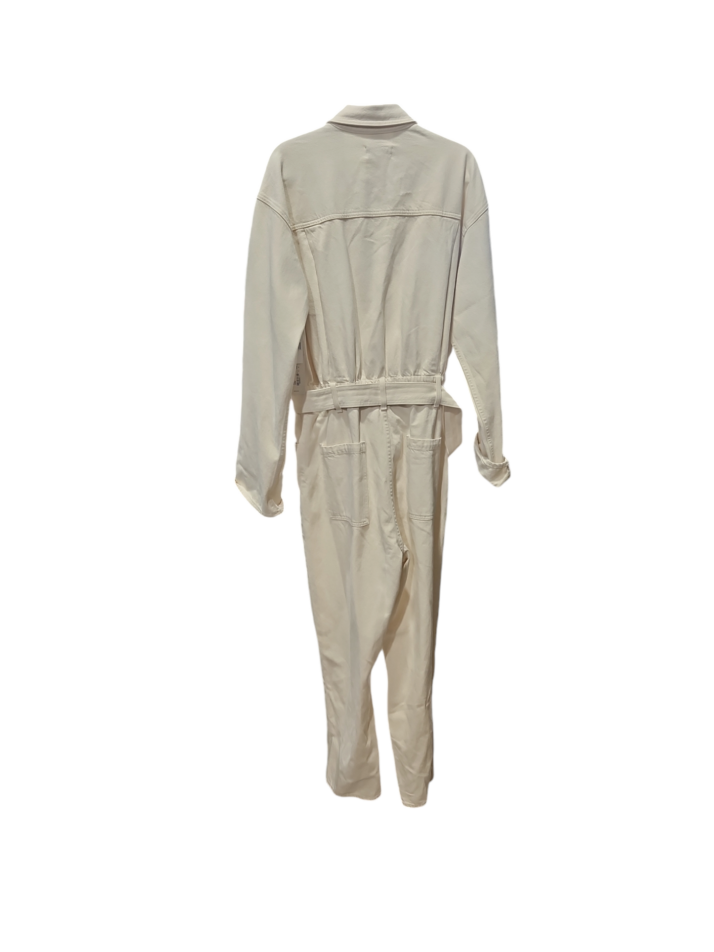 Jumpsuit By Agolde In Ivory, Size: Xl