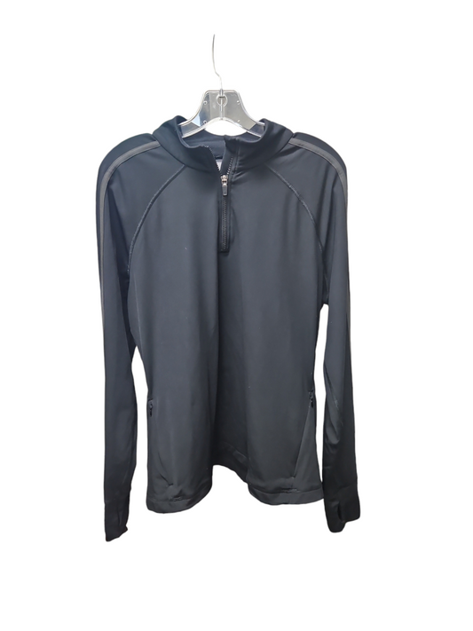 Athletic Top Long Sleeve Collar By Sweaty Betty In Black, Size: Xxl