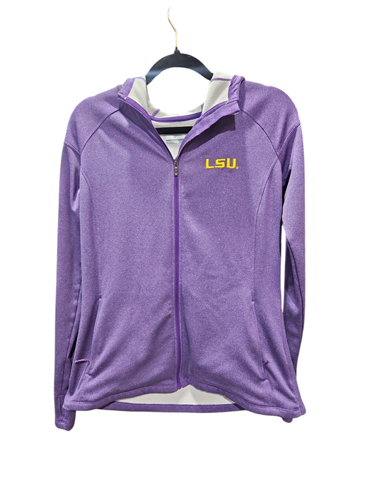 Athletic Jacket By Columbia In Purple, Size: L