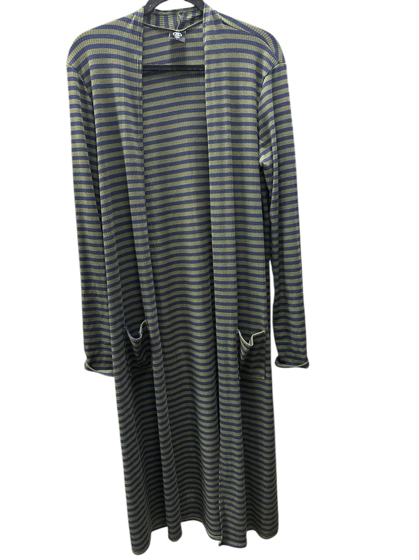 Cardigan By Agnes & Dora In Striped Pattern, Size: L