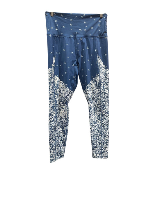 Athletic Leggings By Free People In Floral Print, Size: L