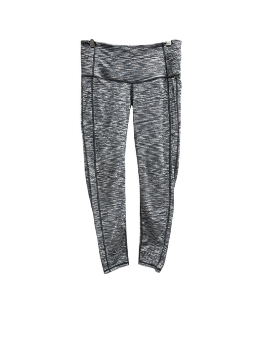 Athletic Leggings By Victorias Secret In Black & Grey, Size: L