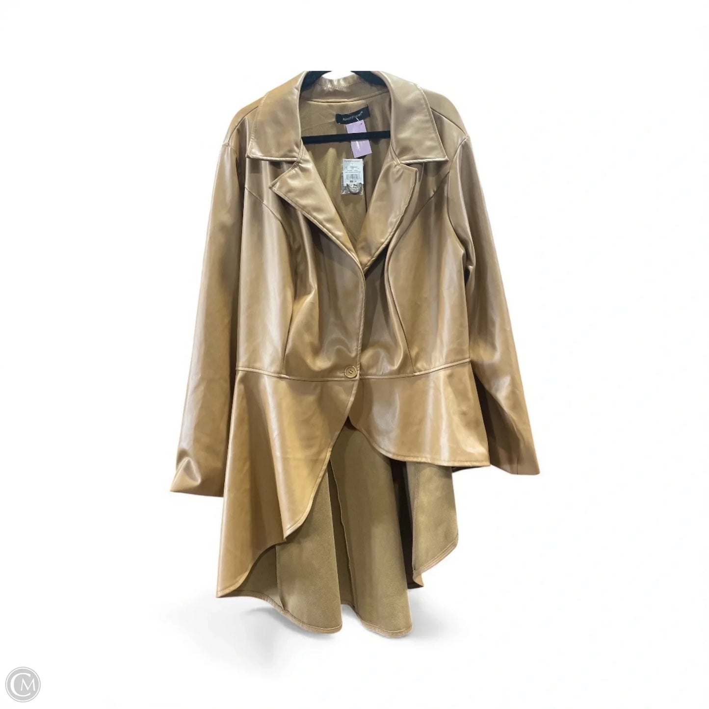 Jacket Other By Ashley Stewart In Tan, Size: 3x
