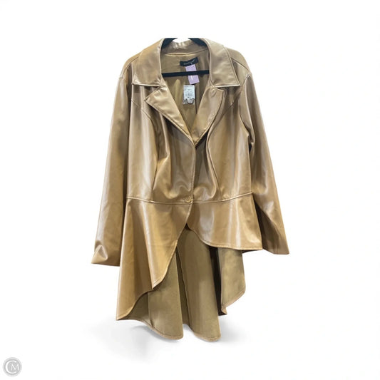Jacket Other By Ashley Stewart In Tan, Size: 3x