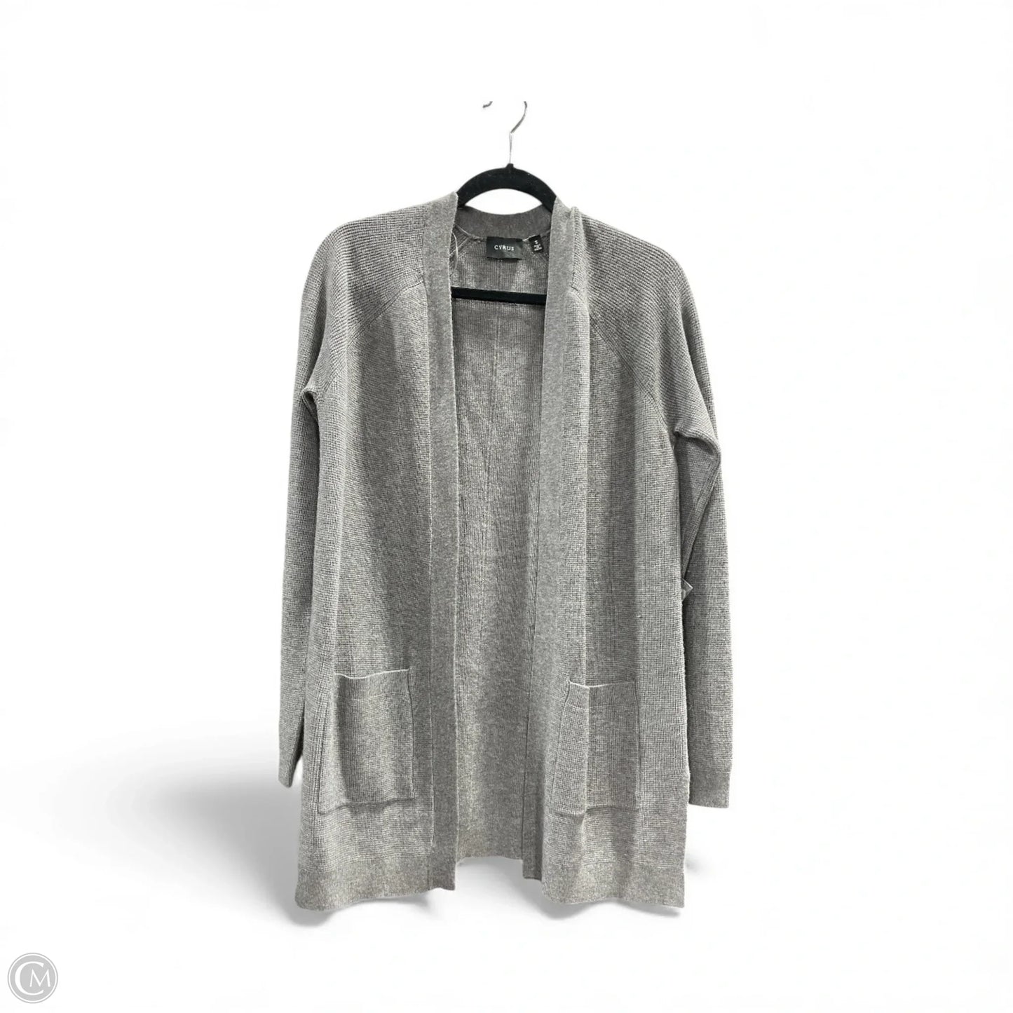 Cardigan By Cyrus Knits In Grey, Size: S