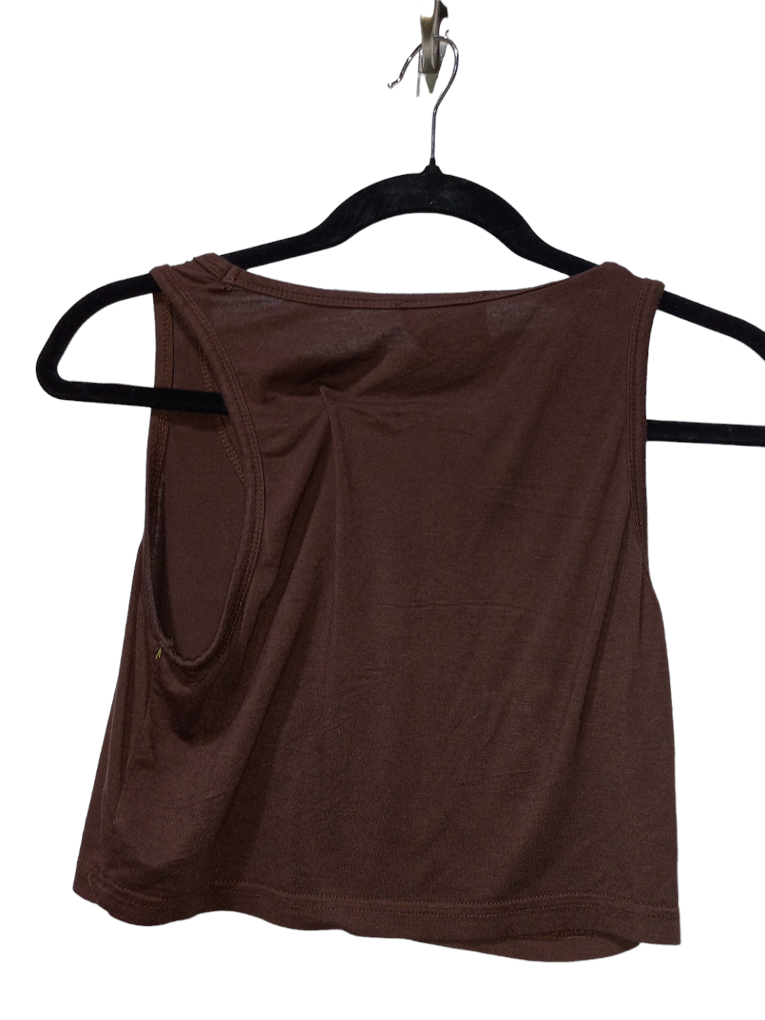 Brown Top Sleeveless Clothes Mentor, Size S
