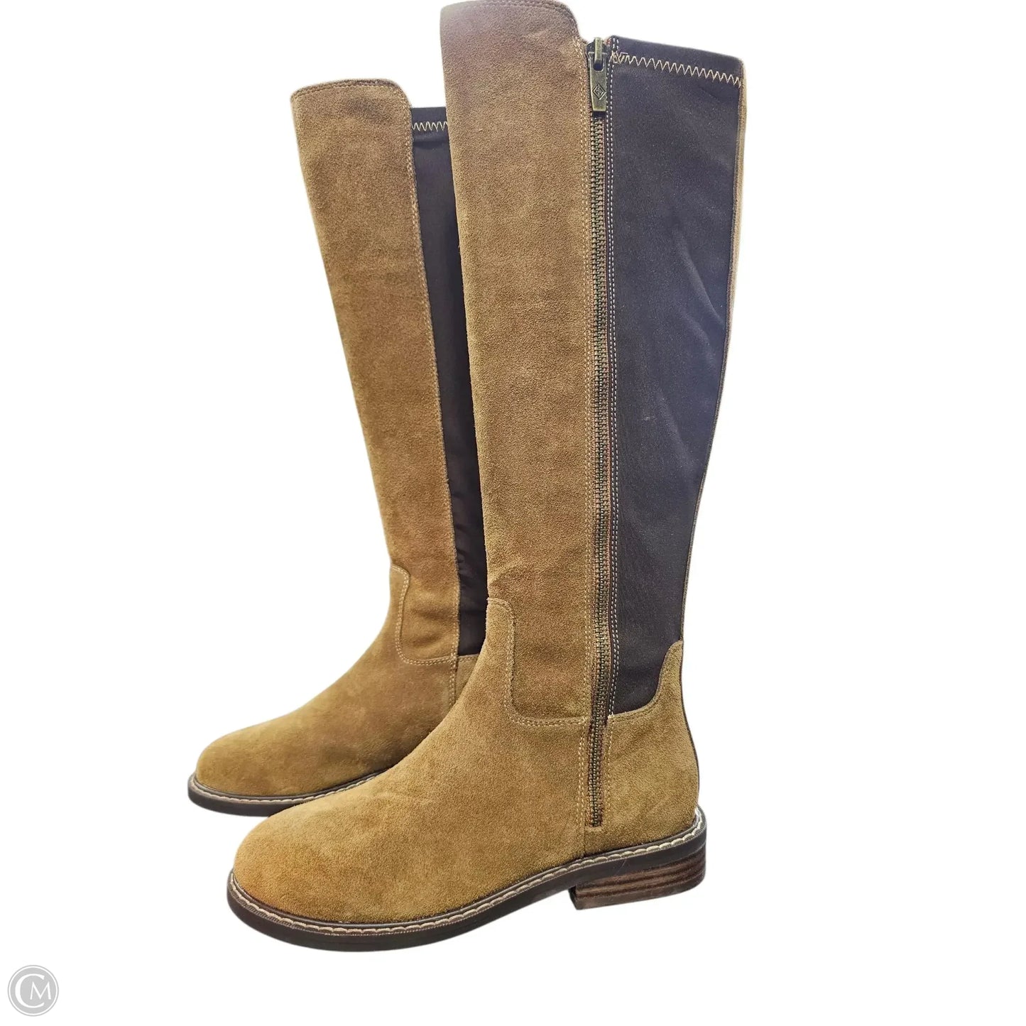 Boots Knee Flats By Donald Pliner In Brown, Size: 5