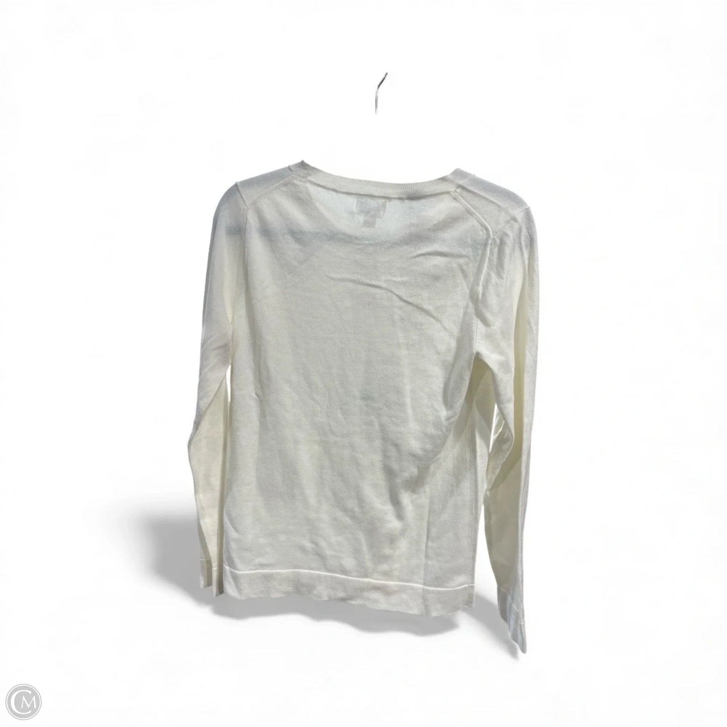 Top Long Sleeve By J. Crew In Cream, Size: M