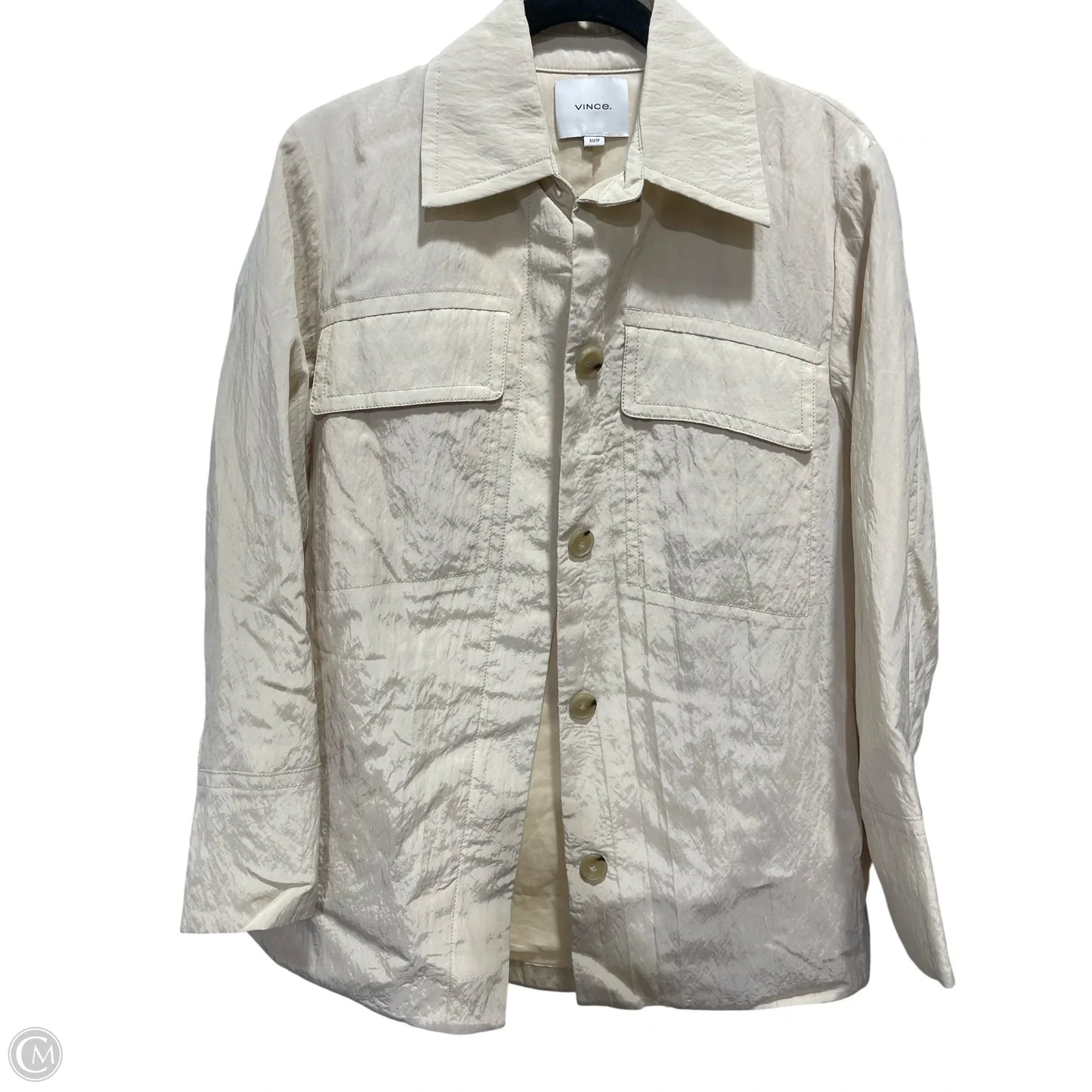 Jacket Other By Vince In Beige, Size: Xs