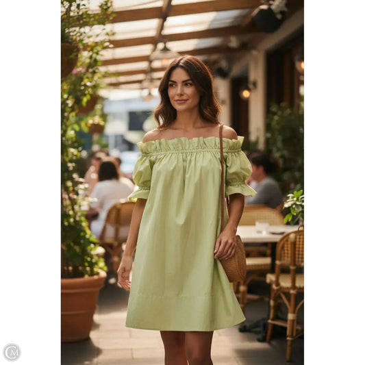 Dress Casual Midi By Free People In Yellow, Size: S