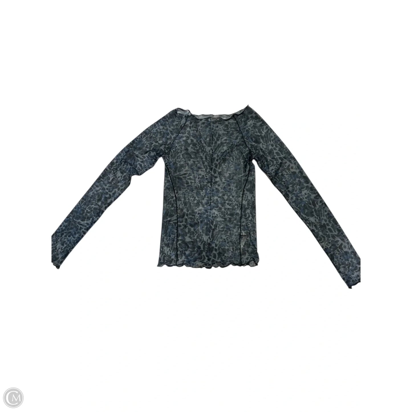 Blouse Long Sleeve By Free People In Animal Print, Size: S