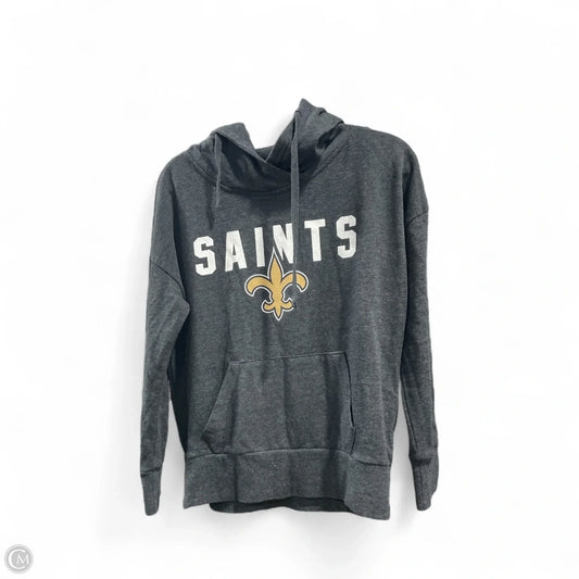 Sweatshirt Hoodie By Nfl In Grey, Size: M